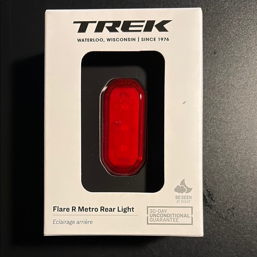 New In Box: Trek Flare R Metro Rear Light - Red
